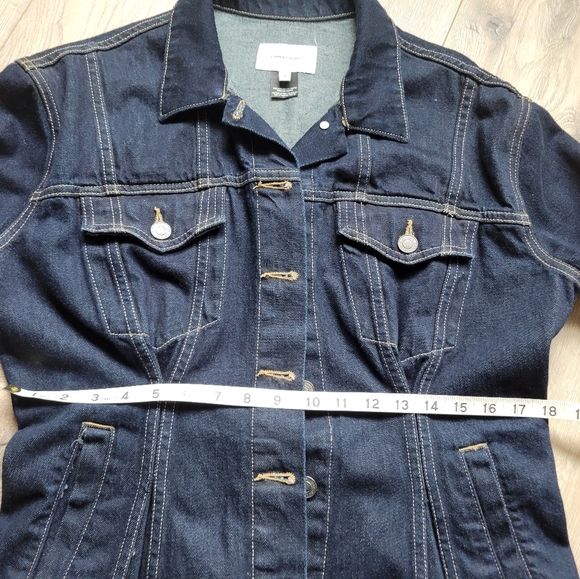Current/ Elliott Trucker Corset Denim Jacket Sz 1 (small) - Picture 6 of 12
